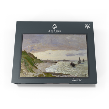 Claude Monets The Seashore at Sainte-Adresse 1864 500 Jigsaw Puzzle box view1