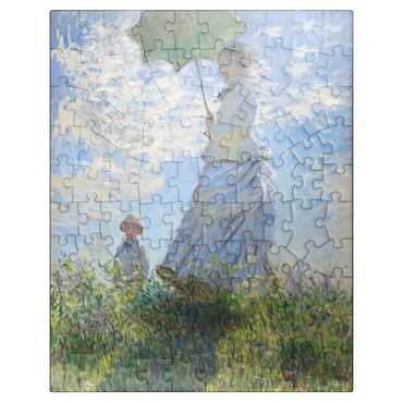 puzzleplate Woman with a Parasol Madame Monet and Her Son 1875 by Claude Monet 100 Jigsaw Puzzle