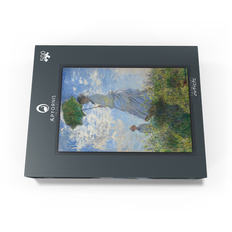 Woman with a Parasol Madame Monet and Her Son 1875 by Claude Monet 500 Jigsaw Puzzle box view1