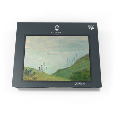 Cliffs at Pourville (1882) by Claude Monet 1000 Jigsaw Puzzle box view1