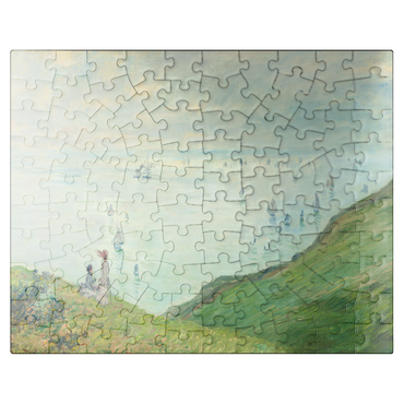 puzzleplate Cliffs at Pourville 1882 by Claude Monet 100 Jigsaw Puzzle
