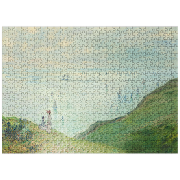 puzzleplate Cliffs at Pourville 1882 by Claude Monet 500 Jigsaw Puzzle