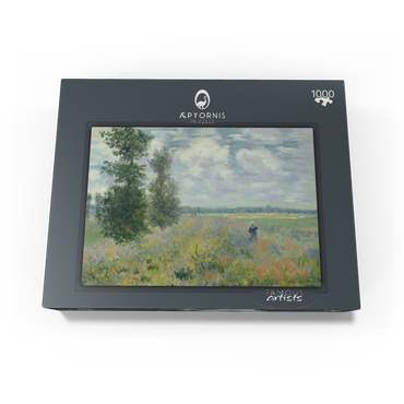 Poppy Fields near Argenteuil (1875) by Claude Monet 1000 Jigsaw Puzzle box view1
