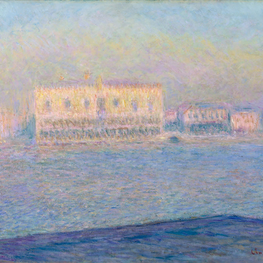 The Doge's Palace Seen from San Giorgio Maggiore (1908) by Claude Monet 1000 Jigsaw Puzzle 3D Modell