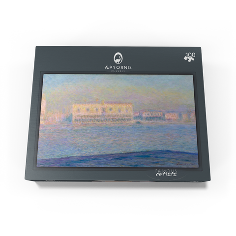 The Doges Palace Seen from San Giorgio Maggiore 1908 by Claude Monet 100 Jigsaw Puzzle box view1