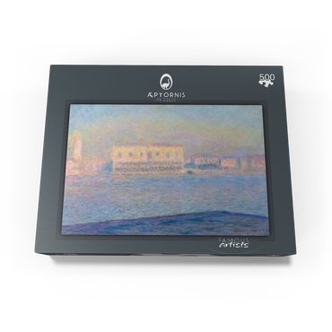 The Doges Palace Seen from San Giorgio Maggiore 1908 by Claude Monet 500 Jigsaw Puzzle box view1