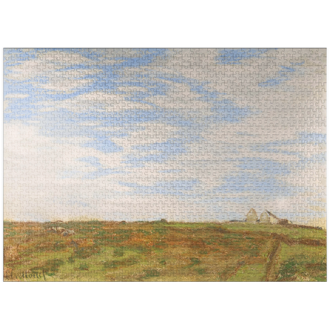 puzzleplate Landscape (1864-1866) by Claude Monet 1000 Jigsaw Puzzle