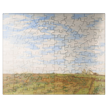 puzzleplate Landscape 1864-1866 by Claude Monet 100 Jigsaw Puzzle
