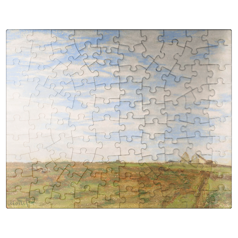 puzzleplate Landscape 1864-1866 by Claude Monet 100 Jigsaw Puzzle