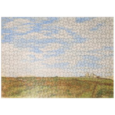 puzzleplate Landscape 1864-1866 by Claude Monet 500 Jigsaw Puzzle