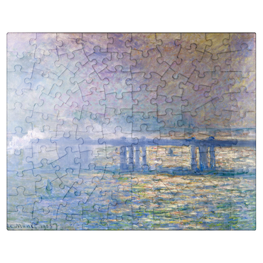 puzzleplate Claude Monets Charing Cross Bridge 1903 100 Jigsaw Puzzle