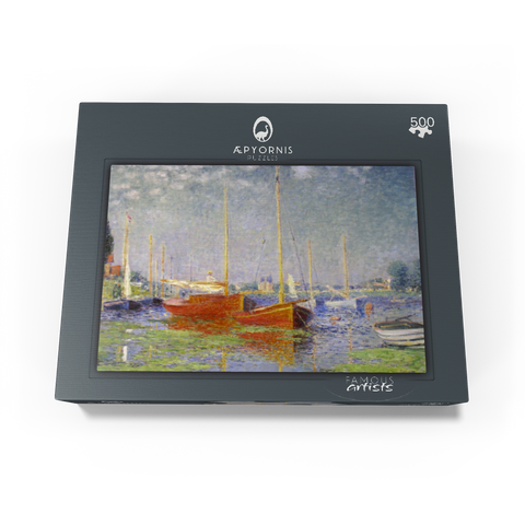 Claude Monets Red Boats at Argenteuil 1875 500 Jigsaw Puzzle box view1