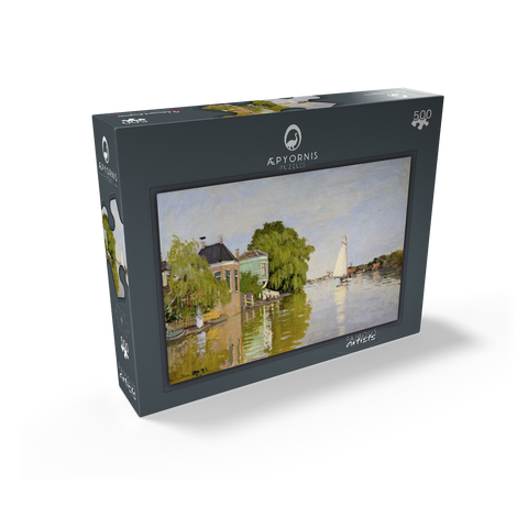 Houses on the Achterzaan 1871 by Claude Monet 500 Jigsaw Puzzle box view1