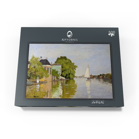 Houses on the Achterzaan 1871 by Claude Monet 500 Jigsaw Puzzle box view1