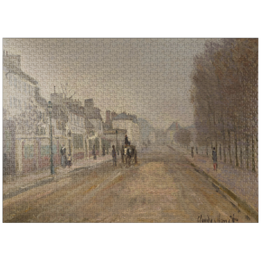 puzzleplate Boulevard Héloise, Argenteuil (1872) by Claude Monet 1000 Jigsaw Puzzle