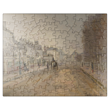 puzzleplate Boulevard Héloise Argenteuil 1872 by Claude Monet 100 Jigsaw Puzzle