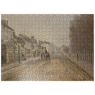 puzzleplate Boulevard Héloise Argenteuil 1872 by Claude Monet 500 Jigsaw Puzzle