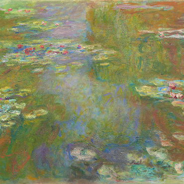 Water Lily Pond 1917-1919 by Claude Monet 500 Jigsaw Puzzle 3D Modell