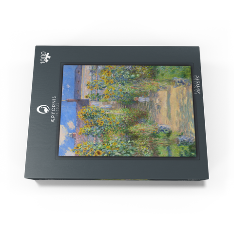 The Artist's Garden at Vétheuil (1881) by Claude Monet 1000 Jigsaw Puzzle box view1