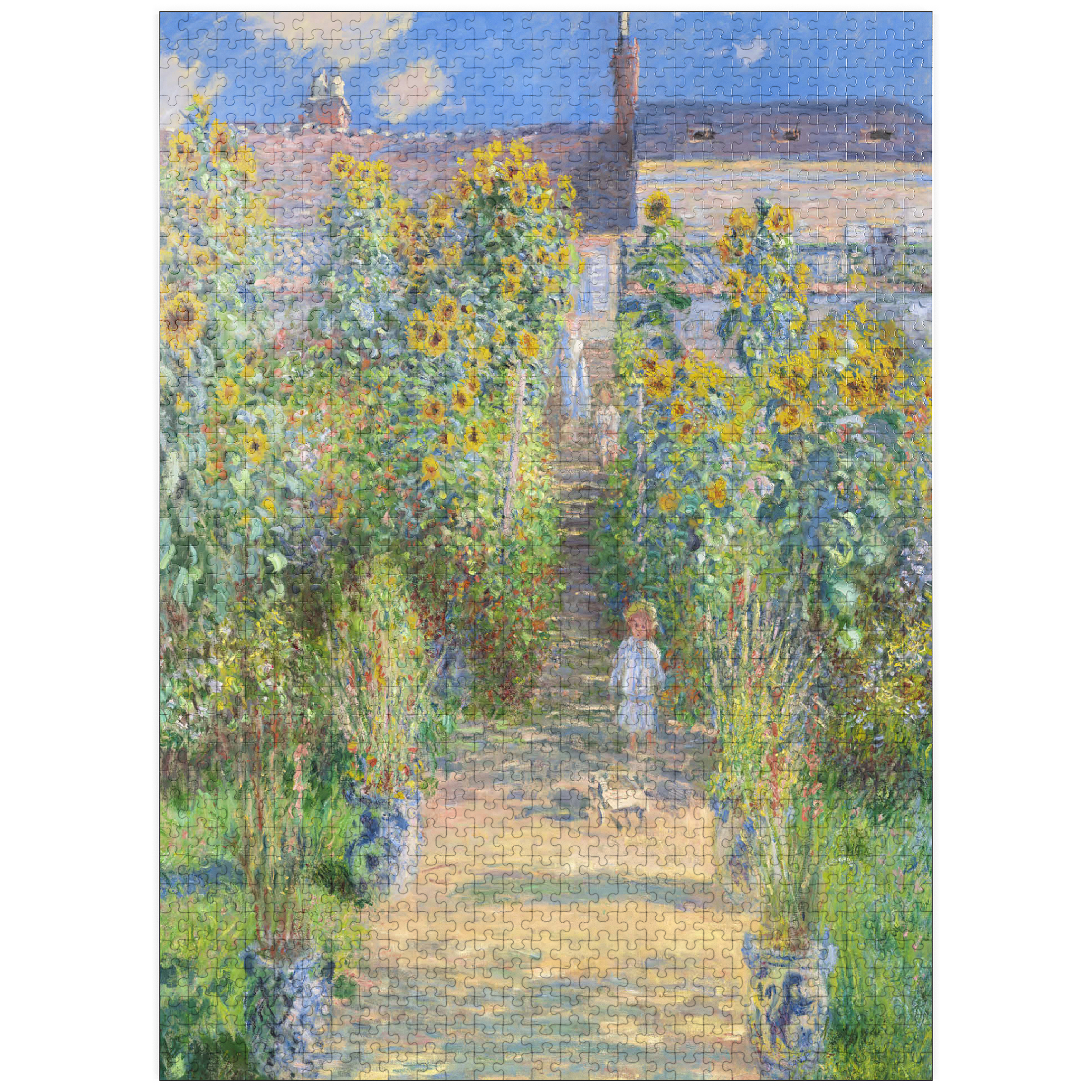 The Artists Garden at Vétheuil 1881 by Claude Monet – MyPuzzle.com USA The Artists Garden at Vétheuil 1881 by Claude Monet – MyPuzzle.com USA