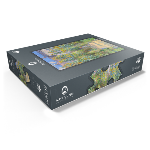 The Artists Garden at Vétheuil 1881 by Claude Monet 100 Jigsaw Puzzle box view1