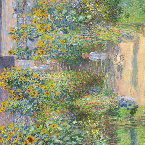 The Artists Garden at Vétheuil 1881 by Claude Monet 500 Jigsaw Puzzle 3D Modell