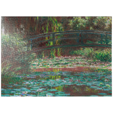 puzzleplate Water Lily Pond (1900) by Claude Monet 1000 Jigsaw Puzzle
