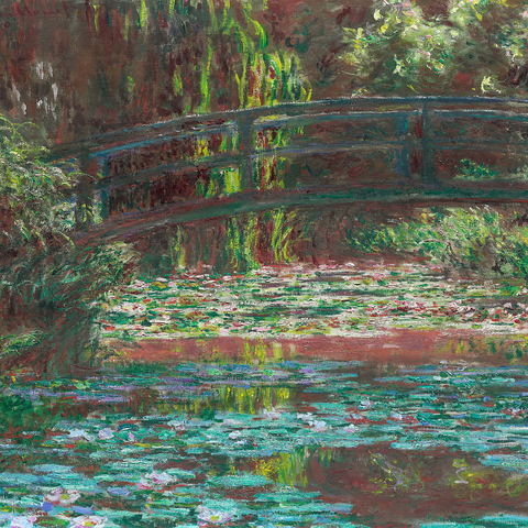 Water Lily Pond (1900) by Claude Monet 1000 Jigsaw Puzzle 3D Modell
