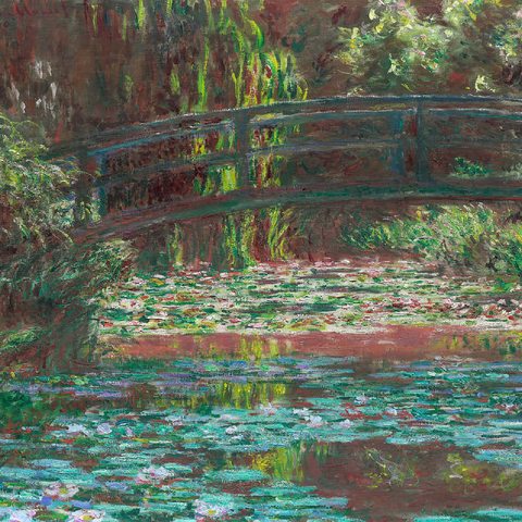 Water Lily Pond 1900 by Claude Monet 100 Jigsaw Puzzle 3D Modell