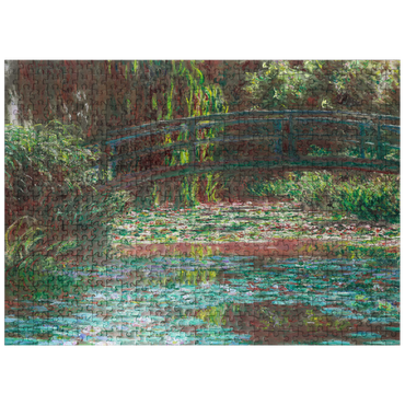 puzzleplate Water Lily Pond 1900 by Claude Monet 500 Jigsaw Puzzle