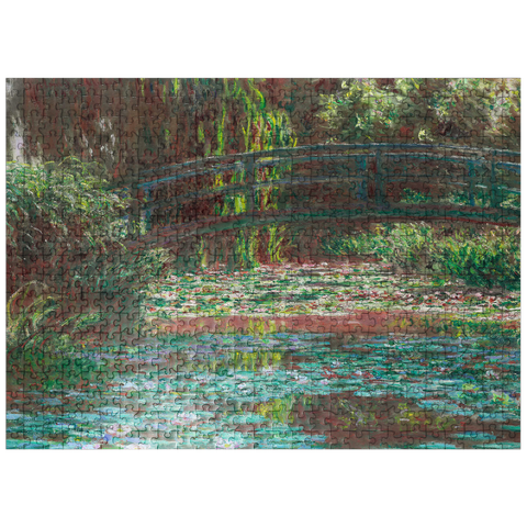puzzleplate Water Lily Pond 1900 by Claude Monet 500 Jigsaw Puzzle