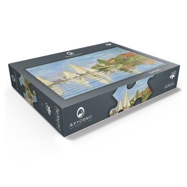 Claude Monets Regattas at Argenteuil 1872 100 Jigsaw Puzzle box view1