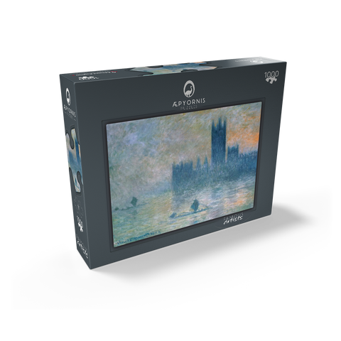 The Houses of Parliament (Effect of Fog) (1903-1904) by Claude Monet 1000 Jigsaw Puzzle box view1