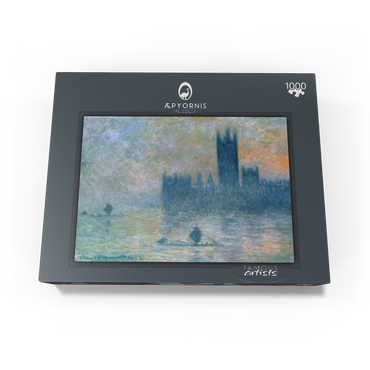 The Houses of Parliament (Effect of Fog) (1903-1904) by Claude Monet 1000 Jigsaw Puzzle box view1