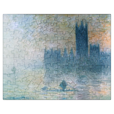 puzzleplate The Houses of Parliament Effect of Fog 1903-1904 by Claude Monet 100 Jigsaw Puzzle