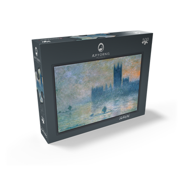 The Houses of Parliament Effect of Fog 1903-1904 by Claude Monet 500 Jigsaw Puzzle box view1
