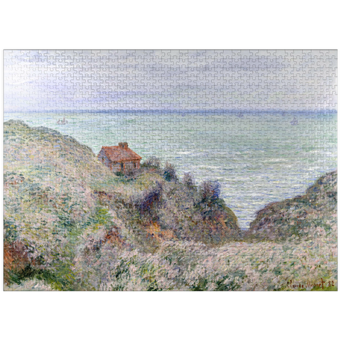puzzleplate Cabin of the Customs Watch (1882) by Claude Monet 1000 Jigsaw Puzzle