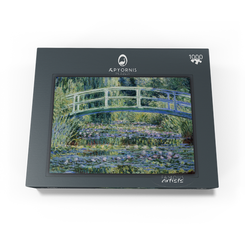 Claude Monet's Water Lilies and Japanese Bridge (1899) 1000 Jigsaw Puzzle box view1