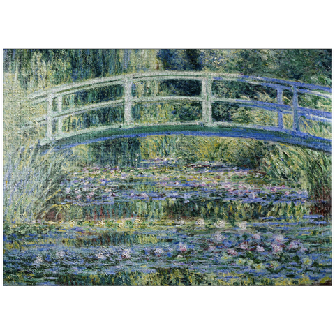 puzzleplate Claude Monet's Water Lilies and Japanese Bridge (1899) 1000 Jigsaw Puzzle