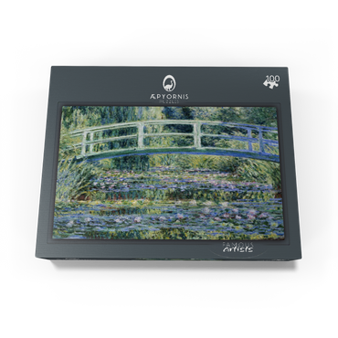 Claude Monets Water Lilies and Japanese Bridge 1899 100 Jigsaw Puzzle box view1