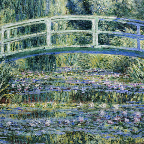 Claude Monets Water Lilies and Japanese Bridge 1899 100 Jigsaw Puzzle 3D Modell