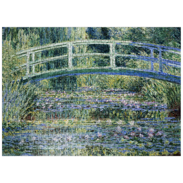 puzzleplate Claude Monets Water Lilies and Japanese Bridge 1899 500 Jigsaw Puzzle