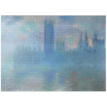 puzzleplate Houses of Parliament, London (1900-1901) by Claude Monet 1000 Jigsaw Puzzle