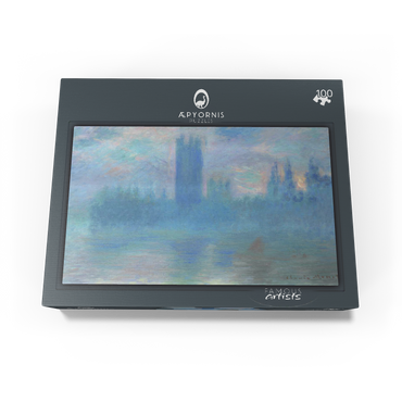 Houses of Parliament London 1900-1901 by Claude Monet 100 Jigsaw Puzzle box view1