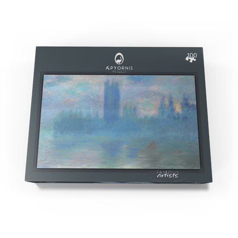 Houses of Parliament London 1900-1901 by Claude Monet 100 Jigsaw Puzzle box view1