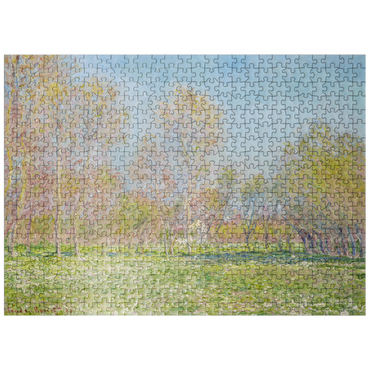 puzzleplate Claude Monets Spring in Giverny 1890 500 Jigsaw Puzzle