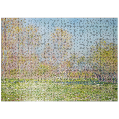 puzzleplate Claude Monets Spring in Giverny 1890 500 Jigsaw Puzzle