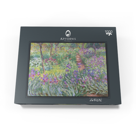 The Artist's Garden in Giverny (1900) by Claude Monet 1000 Jigsaw Puzzle box view1