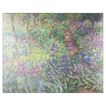 puzzleplate The Artists Garden in Giverny 1900 by Claude Monet 100 Jigsaw Puzzle