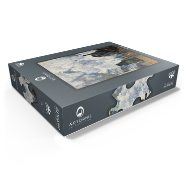 Claude Monet's Arrival of the Normandy Train (1877) 1000 Jigsaw Puzzle box view1